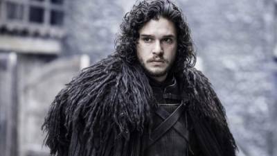 This combination photo of images released by HBO show Kit Harington portraying Jon Snow in 'Game of Thrones.' The final episode of the popular series airs on Sunday. (HBO via AP)