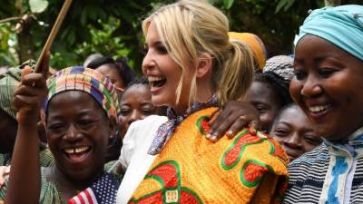Ivanka Trump, hija y asesora del mandatario estadounidense, Donald Trump, está disfrutando a lo grande su gira por varios países africanos donde promueve un programa enmarcado en la Iniciativa Global para el Desarrollo y la Prosperidad de las Mujeres.