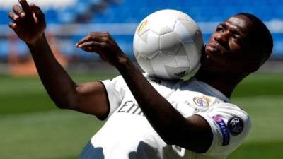 Vinicius ha ilusionado al madridismo . FOTO AFP.