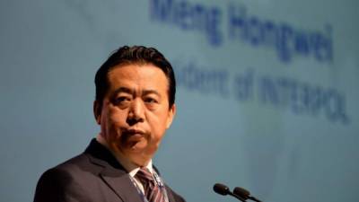 El chino Meng Honwei renunció a la dirección de Interpol.