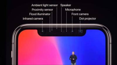 El sistema de reconocimiento facial del iPhone X fue una de sus características más destacadas durante su presentación el año pasado.