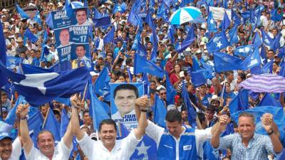 El candidato presidencial nacionalista estuvo de gira en Ocotepeque.