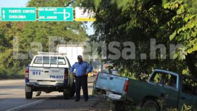 Los ocupantes del vehículo fueron atacados en el segundo anillo de San Pedro Sula.