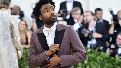 Donald Glover en la reciente Gala Met. Foto: AFP.