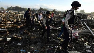 Las autoridades mexicanas investigan las causas de la tragedia. AFP.
