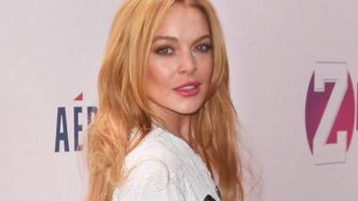 La actriz Lindsay Lohan.