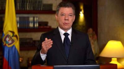 El presidente Juan Manuel Santos.