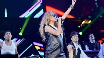 La estrella mexicana Paulina Rubio.