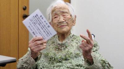 La japonesa Kane Tanaka nació el 2 de enero de 1903 y murió a la edad de 119 años el 19 de abril. 2022.