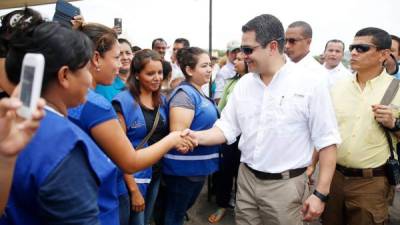 El Presidente Juan Orlando Hernández dice que con nueva ley se asegura el pago de las prestaciones a los trabajadores.
