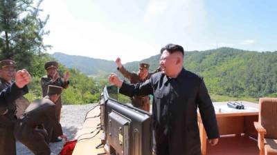 Kim Jong-un continúa provocando a Estados Unidos con el lanzamiento de un misil intercontinental y polémicas amenazas. AFP.