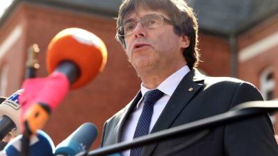 El líder independentista Carles Puigdemont. AFP/Archivo