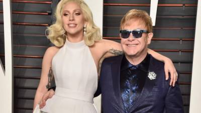 Lady Gaga y Elton John.