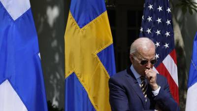 Biden recibió en la Casa Blanca a la primera ministra sueca, Magdalena Andersson, y al presidente finlandés, Sauli Niinistö.