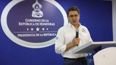 Juan Orlando Hernández, presidente de Honduras.