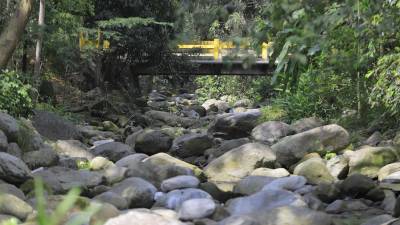 Las fuentes superficiales están en su caudal mínimo, pero los acuíferos son la salvación. Foto M. Cubas.