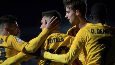 Jutglá le dio el triunfo al Barcelona en los dieciseisavos de final de la Copa del Rey.