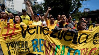 La oposición ha salido a las calles para presionar por el revocatorio. Foto: Archivo AFP/Federico Parra