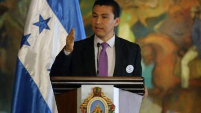 El Secretario del Consejo de Ministros de Honduras, Ebal Díaz.