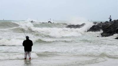 La primera tormenta tropical de 2017 fue Arlene, que se formó en abril pasado en mitad del Atlántico, más de un mes antes del comienzo de la temporada, seguida de Bret y Cindy. EFE/Archivo