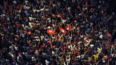 La revolución en Túnez se disparó en 2011.