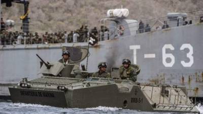 El ejército venezolano inició ejercicios de defensa el pasado sábado en Puerto Caballos.