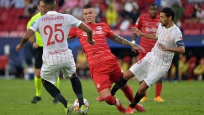 Sevilla y Salzburgo pertenecen al grupo G de la Champions League. Foto AFP.