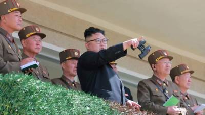 Kim amenazó con detonar una bomba H en el Pacífico. AFP.