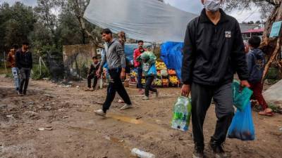 El campo de refugiados de Moria en la isla griega de Lesbos, es el más poblado de Europa.