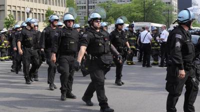 Agentes de la policía de Chicago.
