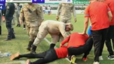 Sergio López fue agredido en un costado del estadio Yankel Rosenthal.