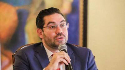 Jorge Cálix, precandidato presidencial del Partido Liberal.