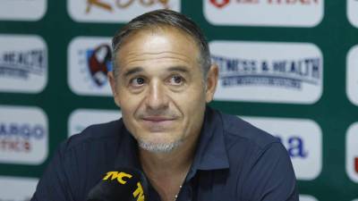 ‘Tota’ Medina en conferencia de prensa tras avanzar a la gran final del torneo Clausura 2024.