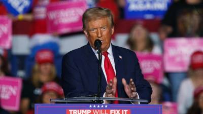 Fotografía del futuro presidente de EEUU, Donald Trump.