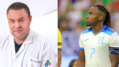 El Doctor Umaña explicó lo que sucede con el hondureño Alberth Elis.