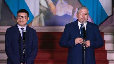 El presidente del grupo Texhong se reunió ayer con representantes del Gobierno en Casa Presidencial.