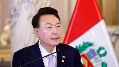 Fotografía de archivo del presidente de Corea del Sur, Yoon Suk-yeol.