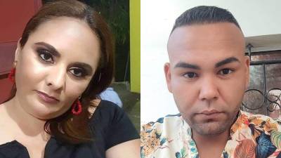 Foto en vida de Gisela López y su esposo.