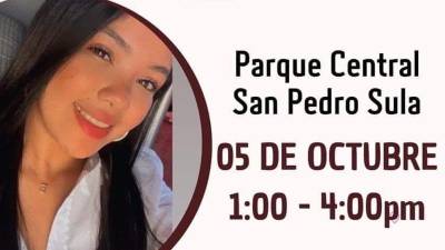 El plantón es a la 1:00 pm en el parque central de San Pedro Sula.