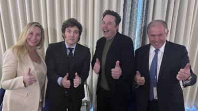 Musk se ha reunido en dos ocasiones con el mandatario argentino, Javier Milei.