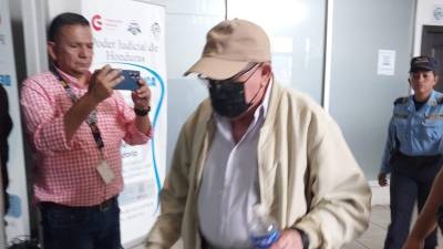 Juan Ramón Cruz Carbajal en los juzgados.