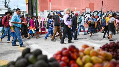 Campesinos guatemaltecos exigen al Gobierno regular los precios de los alimentos.
