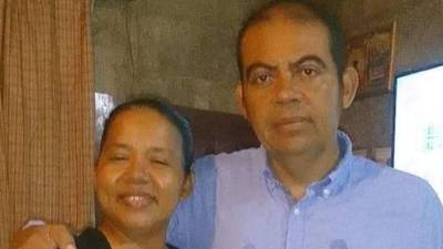 Foto en vida de la pareja.