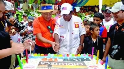 <b>El alcalde Quintín Soriano apoyó de principio a fin a las actividades de festejo por el 179 aniversario de Choluteca.</b>