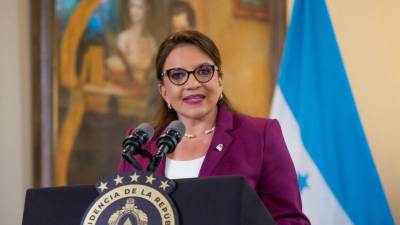 La presidenta de Honduras, Xiomara Castro.