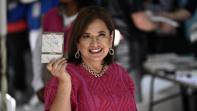Xóchitl Gálvez es la candidata opositora a las elecciones presidenciales de México.