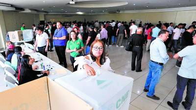 Abogados fueron a elecciones el sábado.