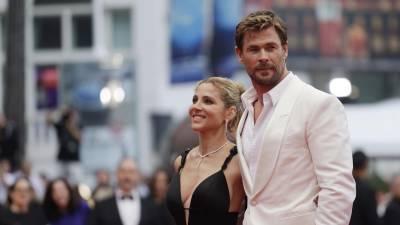 Elsa Pataky y Chris Hemsworth en la premier de “Furiosa”.