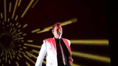 Nick Carter deleitó a los hondureños con éxitos como<i> I Want It That Way </i>y <i>Everybody.</i>