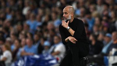 Pep Guardiola se perderá los dos próximos partidos en la Premier League.